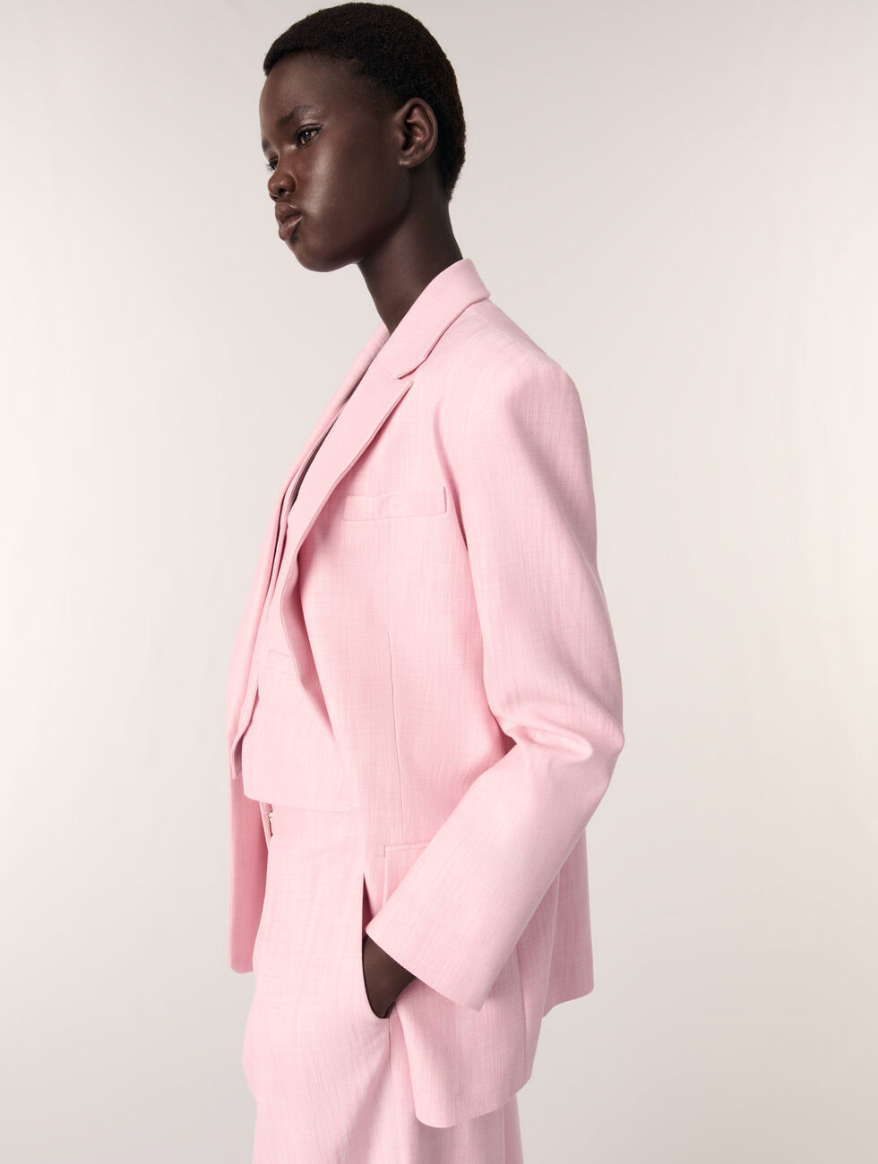 Suit jacket Pink for Women | Maje | Maje US