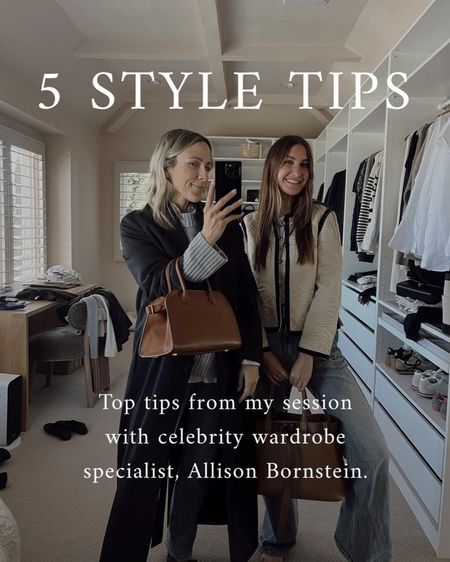 5 style tips from my session with celebrity wardrobe specialist, Allison Bornstein