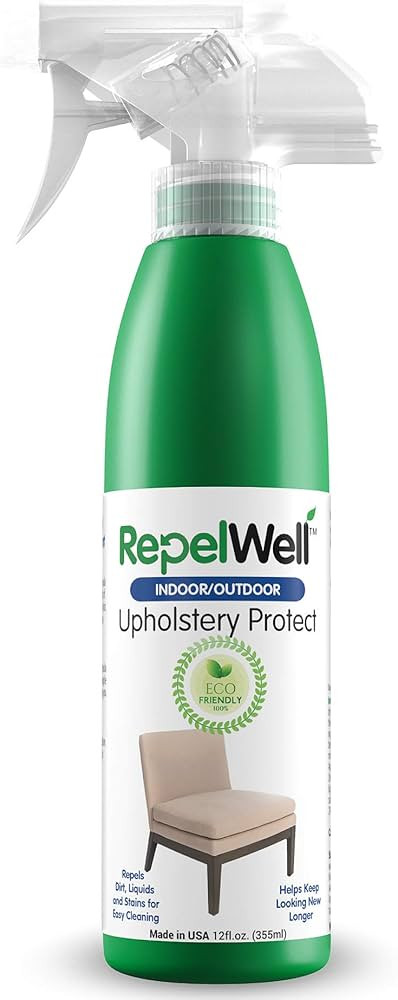 RepelWell Upholstery Protect Stain & Water Repellent Spray (12oz) Eco-Friendly, Pet-Safe Spray Ke... | Amazon (US)