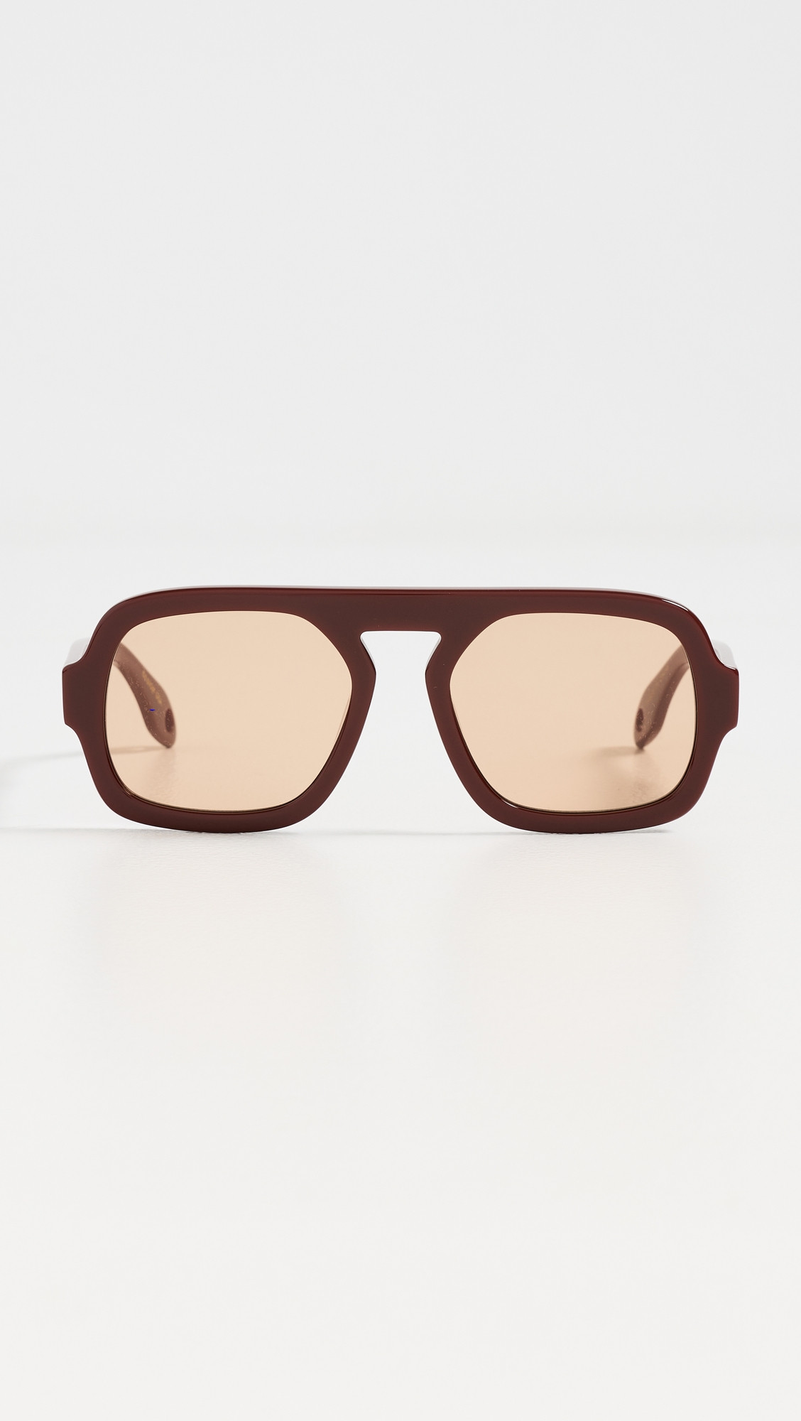 Elisa Johnson Jane Sunglasses Deep Red One Size | Shopbop