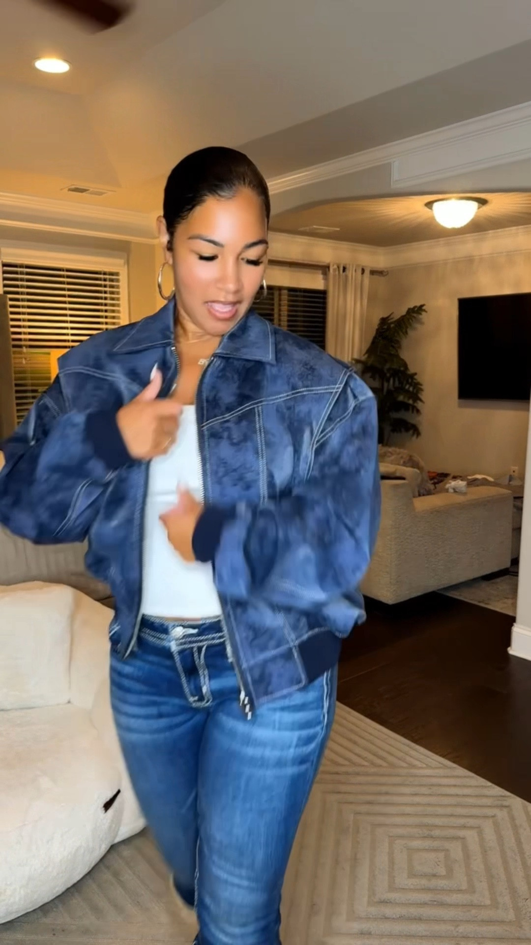 This jacket is a must … gone head comment link; all items are linked if you like the entire look #shoptutuslook