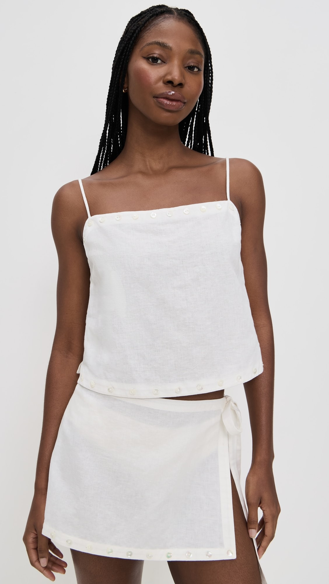 Kirra Linen Tank | Shopbop