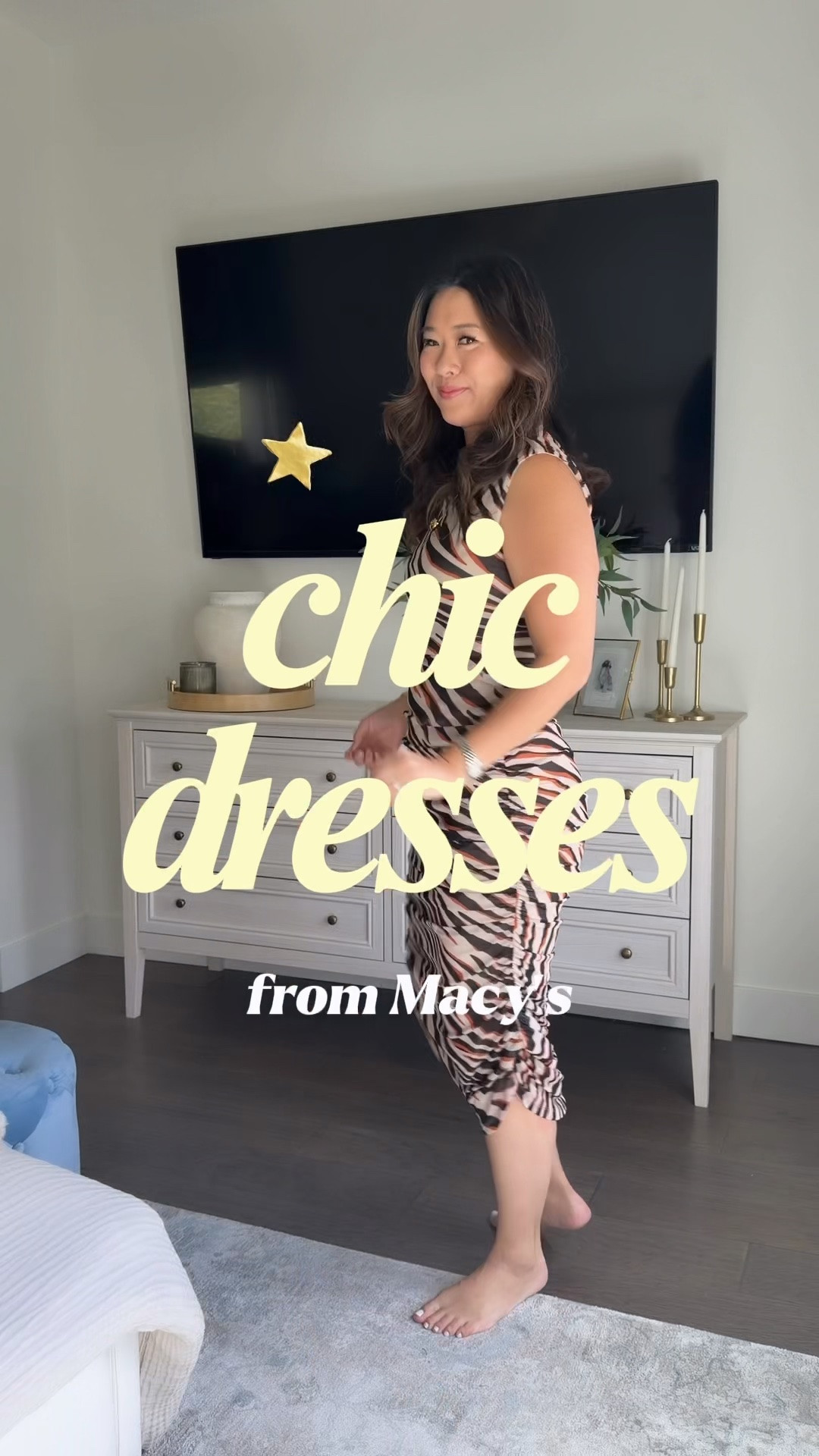 Macy’s is having a major sale right now and the first 3 dresses are 30% off! All so chic and on trend for Fall!

Wearing size Medium / 6. Animal print, fall dress, wedding guest dress, grwm