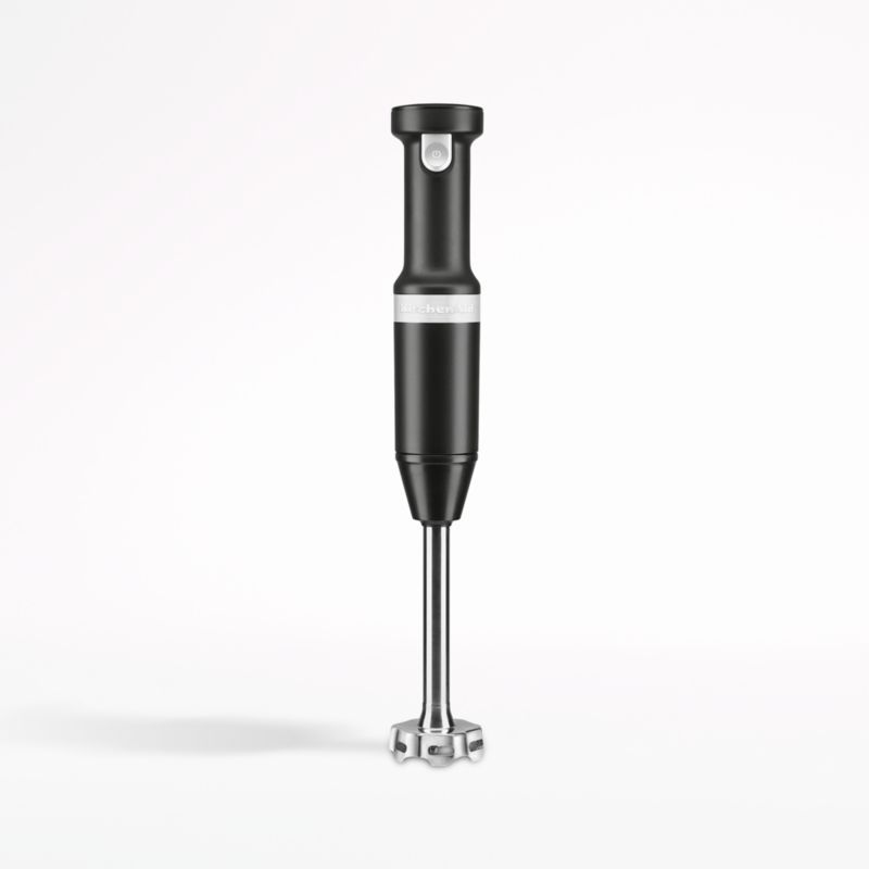 KitchenAid Black Cordless Hand Immersion Blender + Reviews | Crate & Barrel | Crate & Barrel