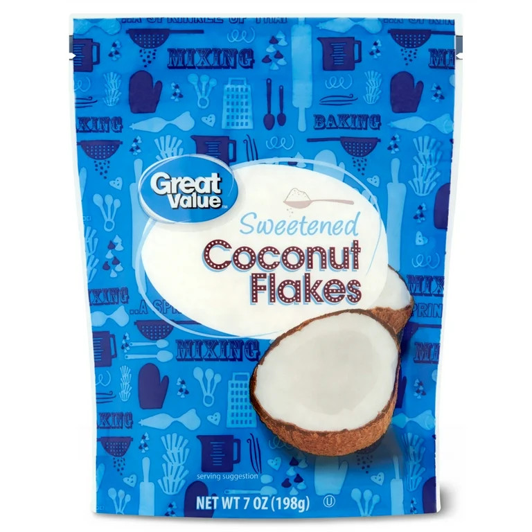 Great Value Sweetened Coconut Flakes, 7 oz (198g) | Walmart (US)