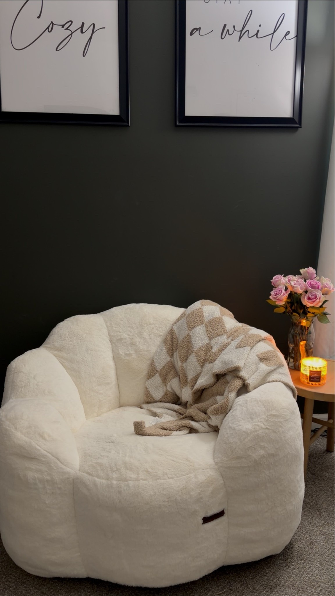 love my lounge boneless chair so much 🤎🧸