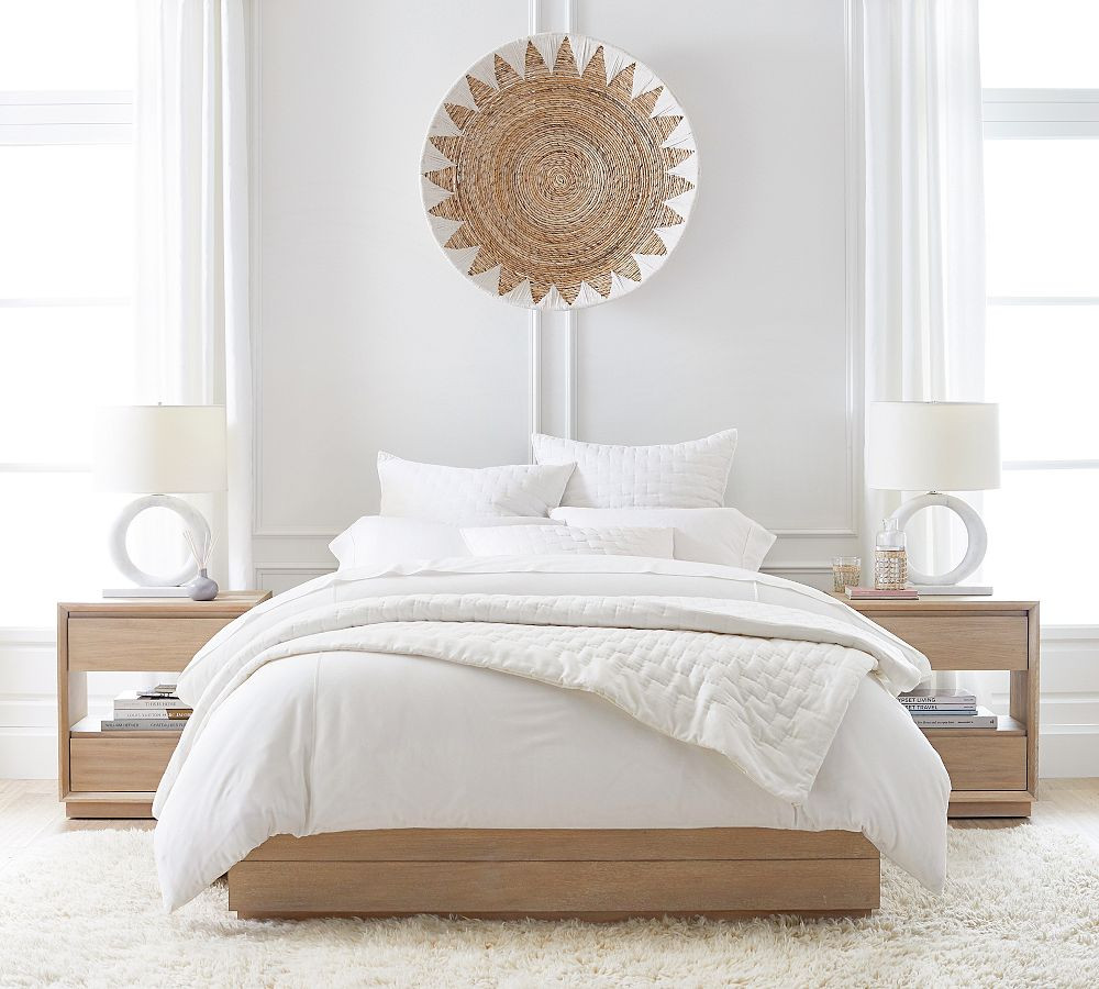 Sunny Handwoven Basket Wall Art | Pottery Barn (US)