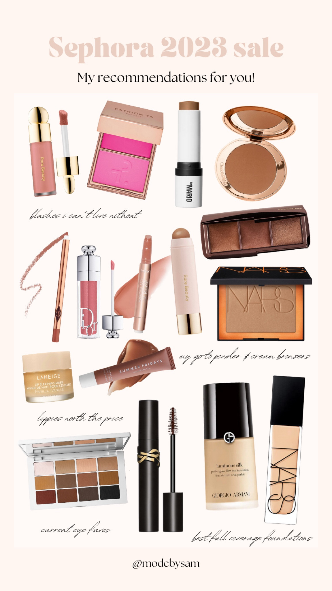 My 2023 Sephora sale recommendations for you! 🛒👏🏼

#LTKHolidaySale #LTKSeasonal #LTKbeauty