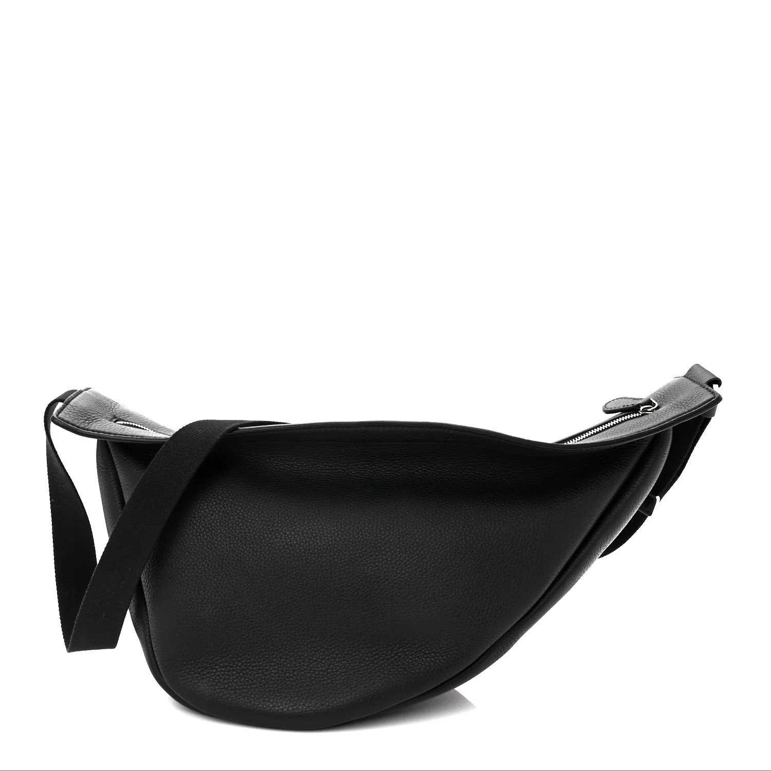 Grained Calfskin Large Slouchy Banana Bag Black | FASHIONPHILE (US)