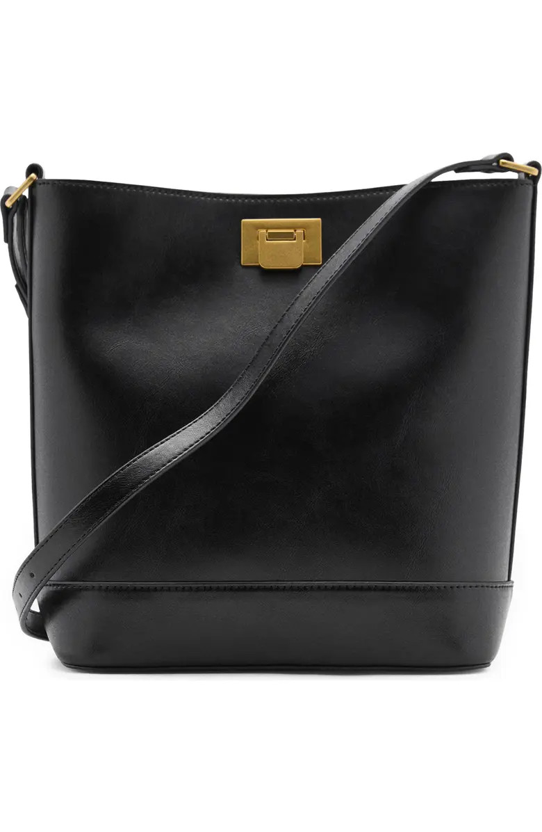 Faux Leather Shopper Bag | Nordstrom