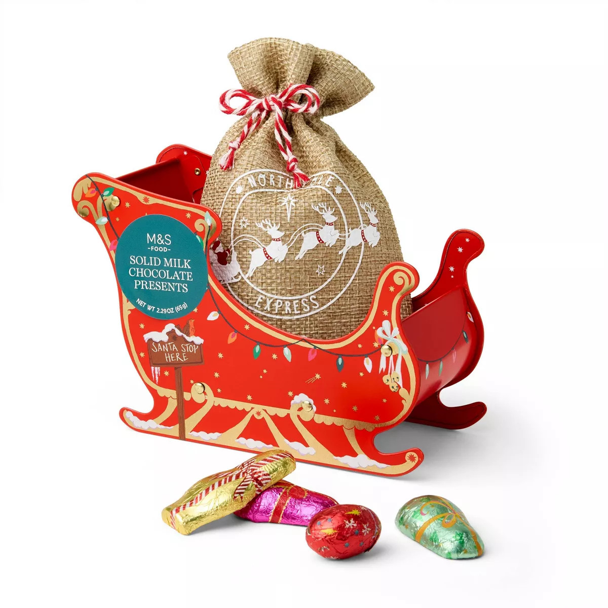 M&S Santa Sleigh - 2.29oz | Target