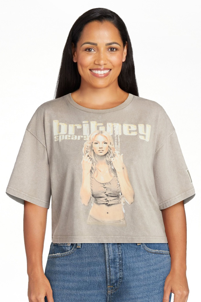 Britney Spears Women's Skimmer Tee with Short Sleeves, XXS-4X | Walmart (US)