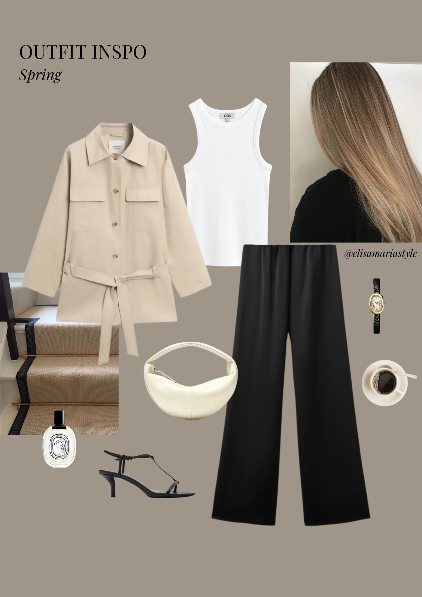 Satin trousers inspired spring/summer outfit idea 🍨

#LTKspring #LTKstyletip #LTKbag