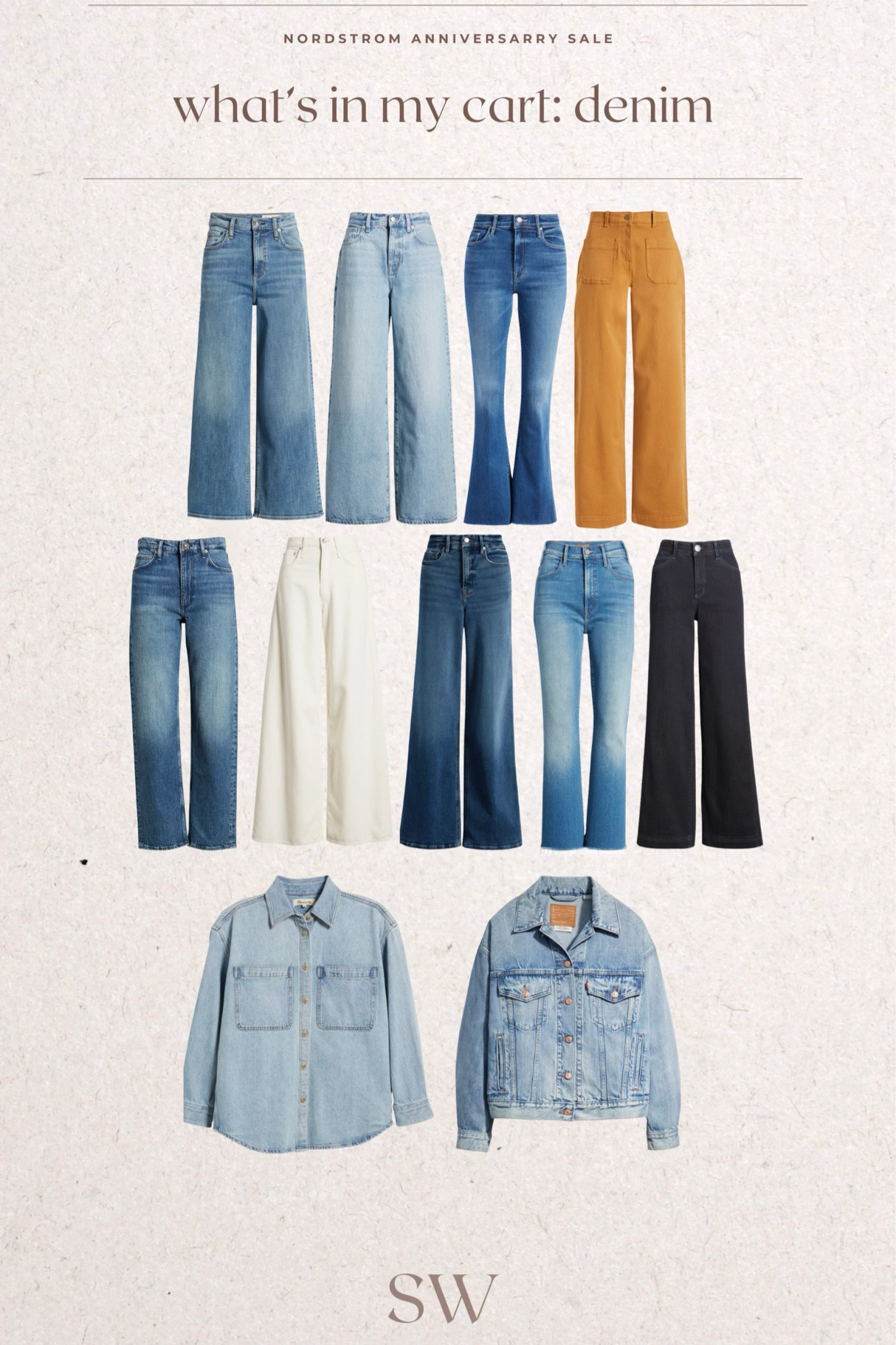 Nordstrom anniversary sale! What’s in my cart: denim 👖!

#LTKStyleTip #LTKxNSale #LTKSaleAlert