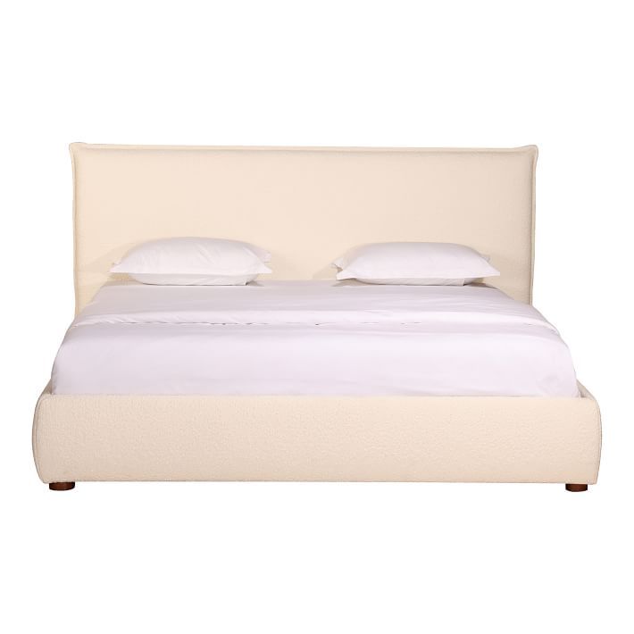 Simple Modern Upholstered Bed - Cream | West Elm (US)