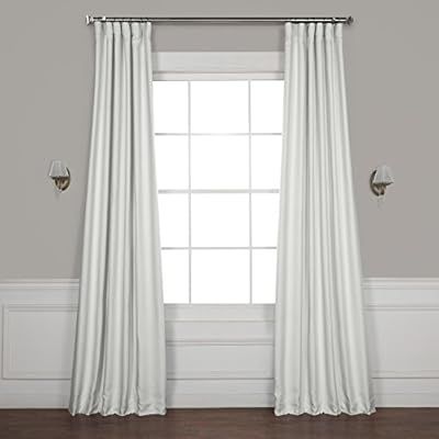 HPD Half Price Drapes BOCH-LN1855-108 Faux Linen Blackout Room Darkening Curtain (1 Panel), 50 X ... | Amazon (US)