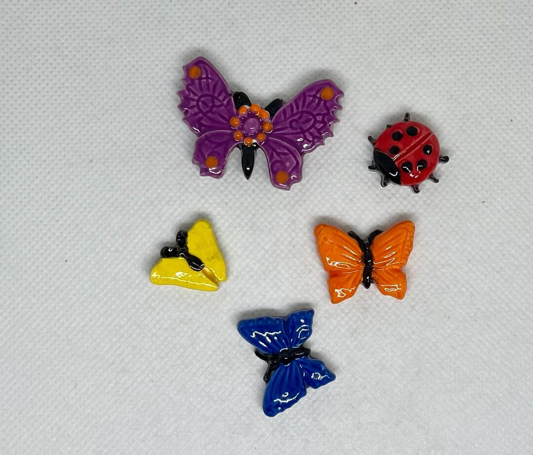 Butterflies and Ladybug Tiles - Etsy | Etsy (Global)