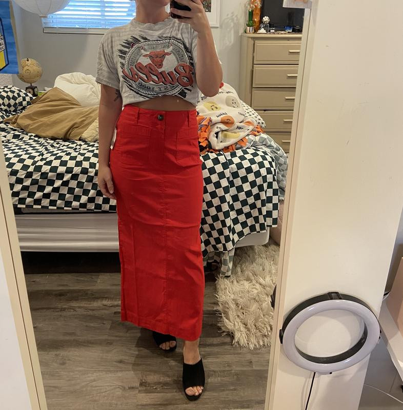 The Colette Maxi Skirt by Maeve | Anthropologie (US)