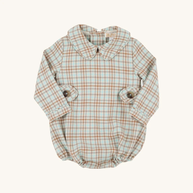 Long Sleeve Brentley Bubble - Henry Clay Houndstooth | The Beaufort Bonnet Company
