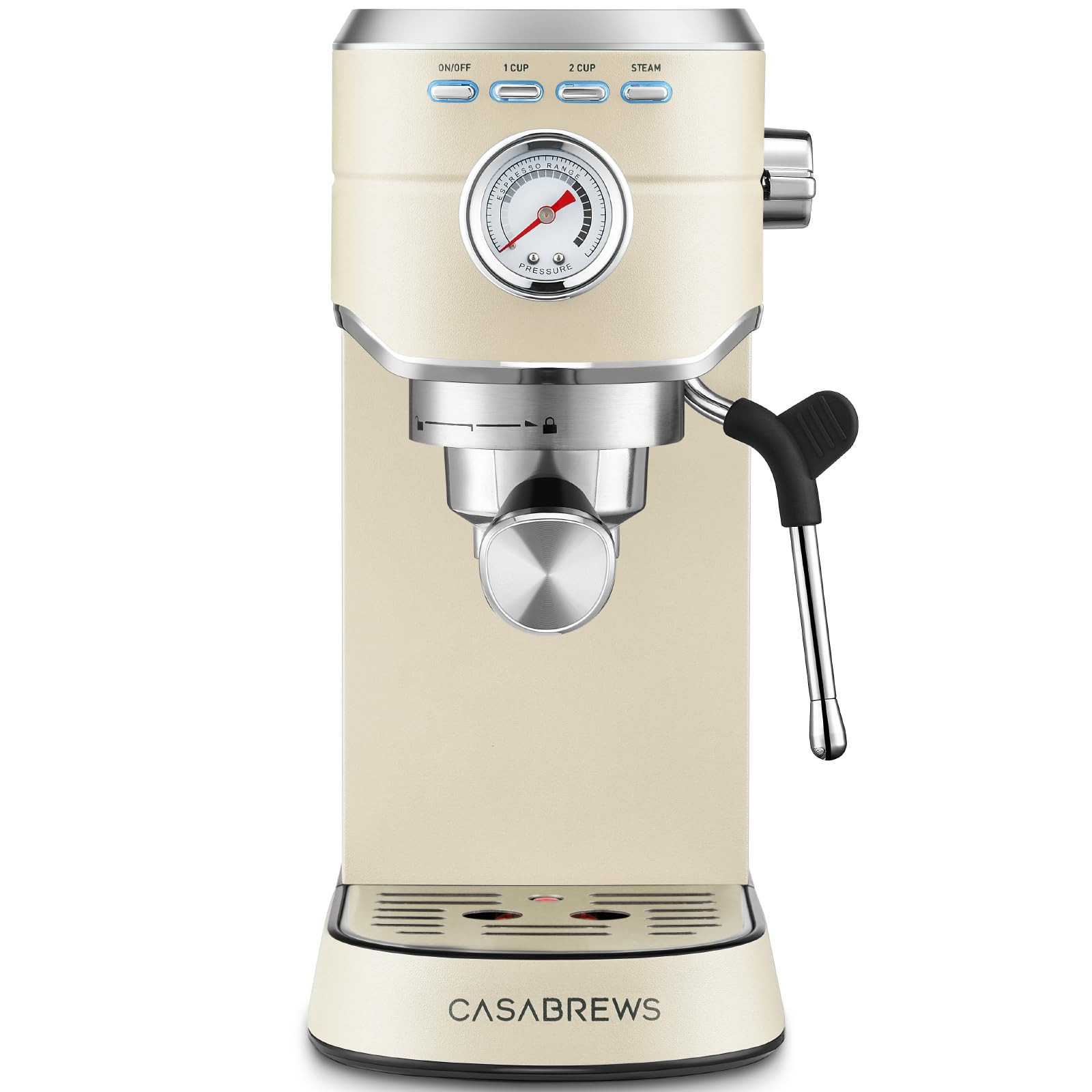 CASABREWS CM5418 Espresso Machine 20 Bar, Espresso Maker with Milk Frother Steam Wand, Stainless ... | Amazon (US)