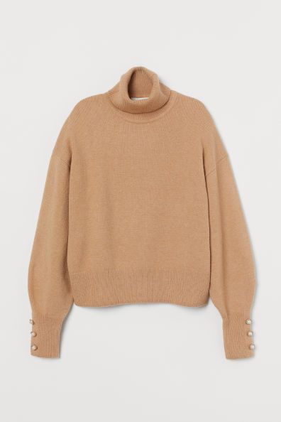 Knit Turtleneck Sweater | H&M (US + CA)