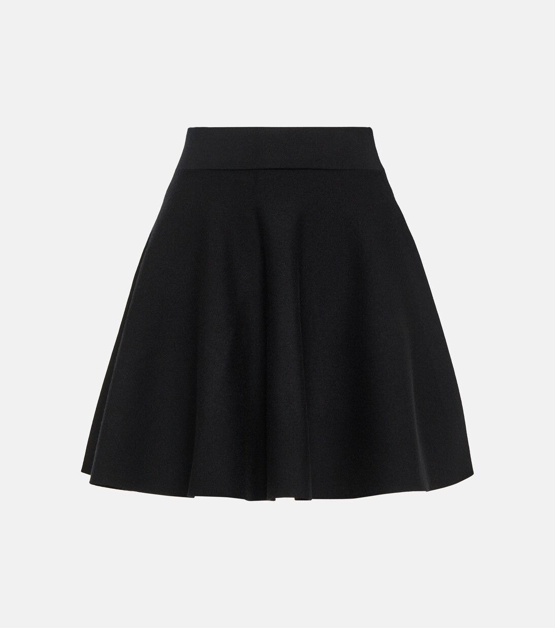 Flared wool-blend miniskirt | Mytheresa (US/CA)