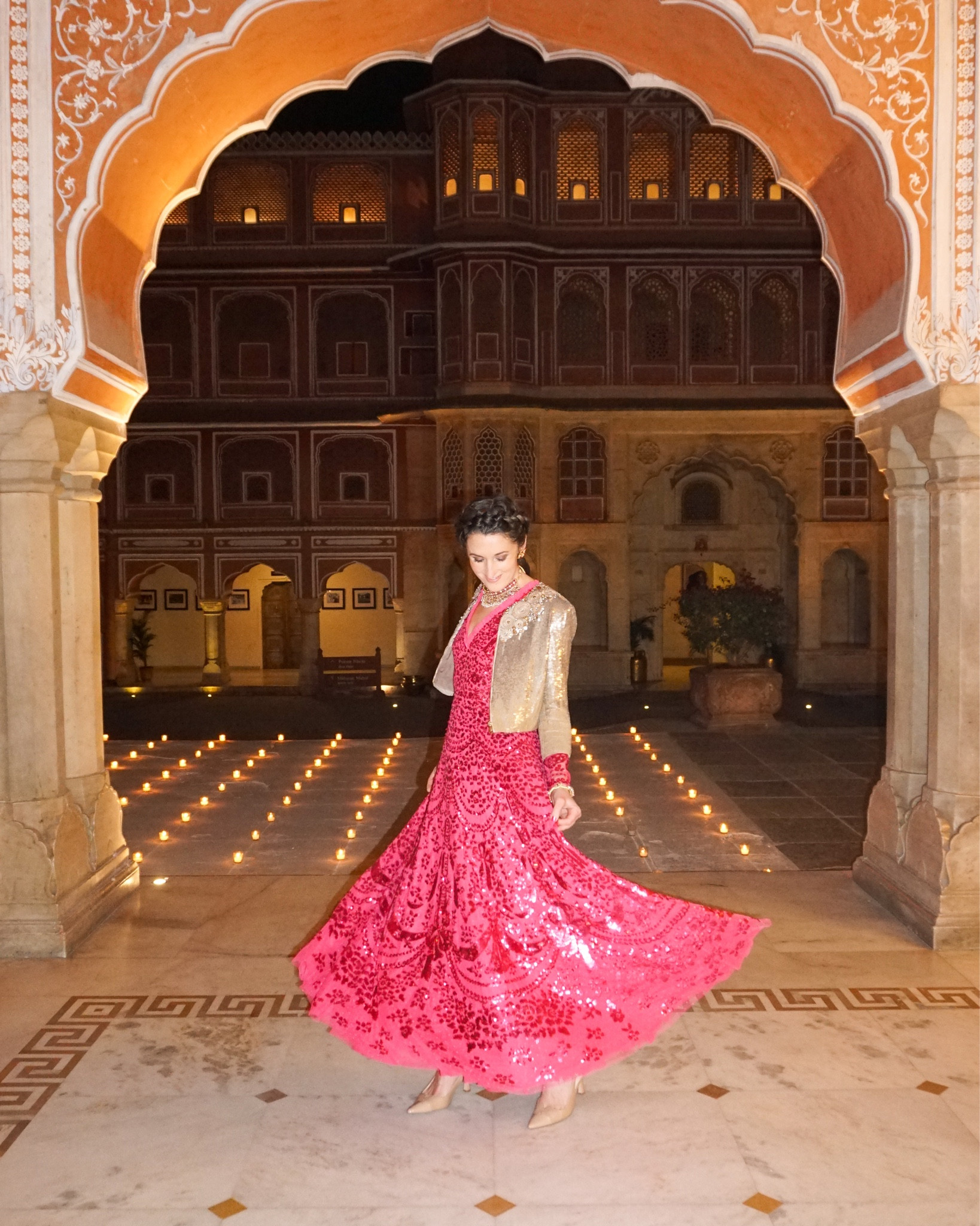 New Year's Eve at Jaipur's City Palace 💖 my jacket is vintage but I've found similar and linked 💖 Jewellery is Tribe by Amrapali 💖

#LTKeurope #LTKHoliday #LTKparties