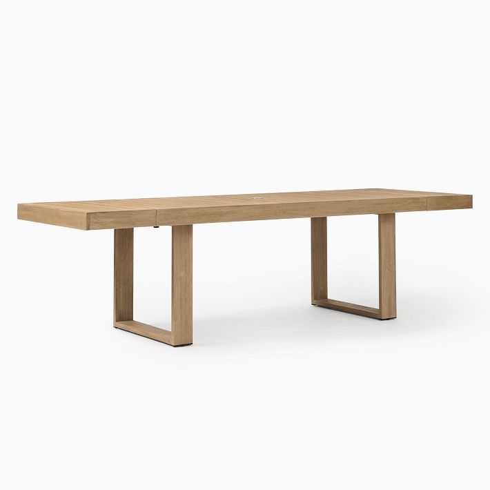 Portside Outdoor Expandable Dining Table (76.5"–106") | West Elm (US)