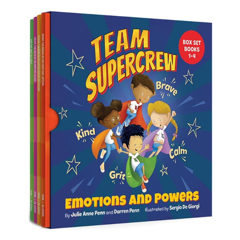 Team Supercrew - Emotions and Powers - 4 Book Box Set (books 1-4): Social Emotional Learning for ... | Amazon (US)