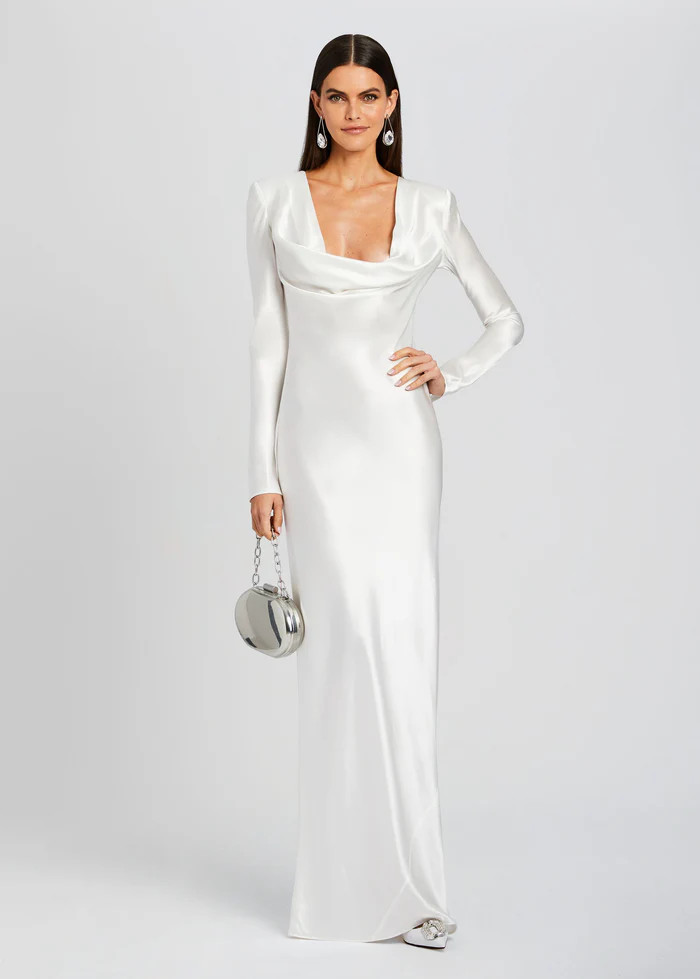Anna Cowl Evening Dress | Retrofete
