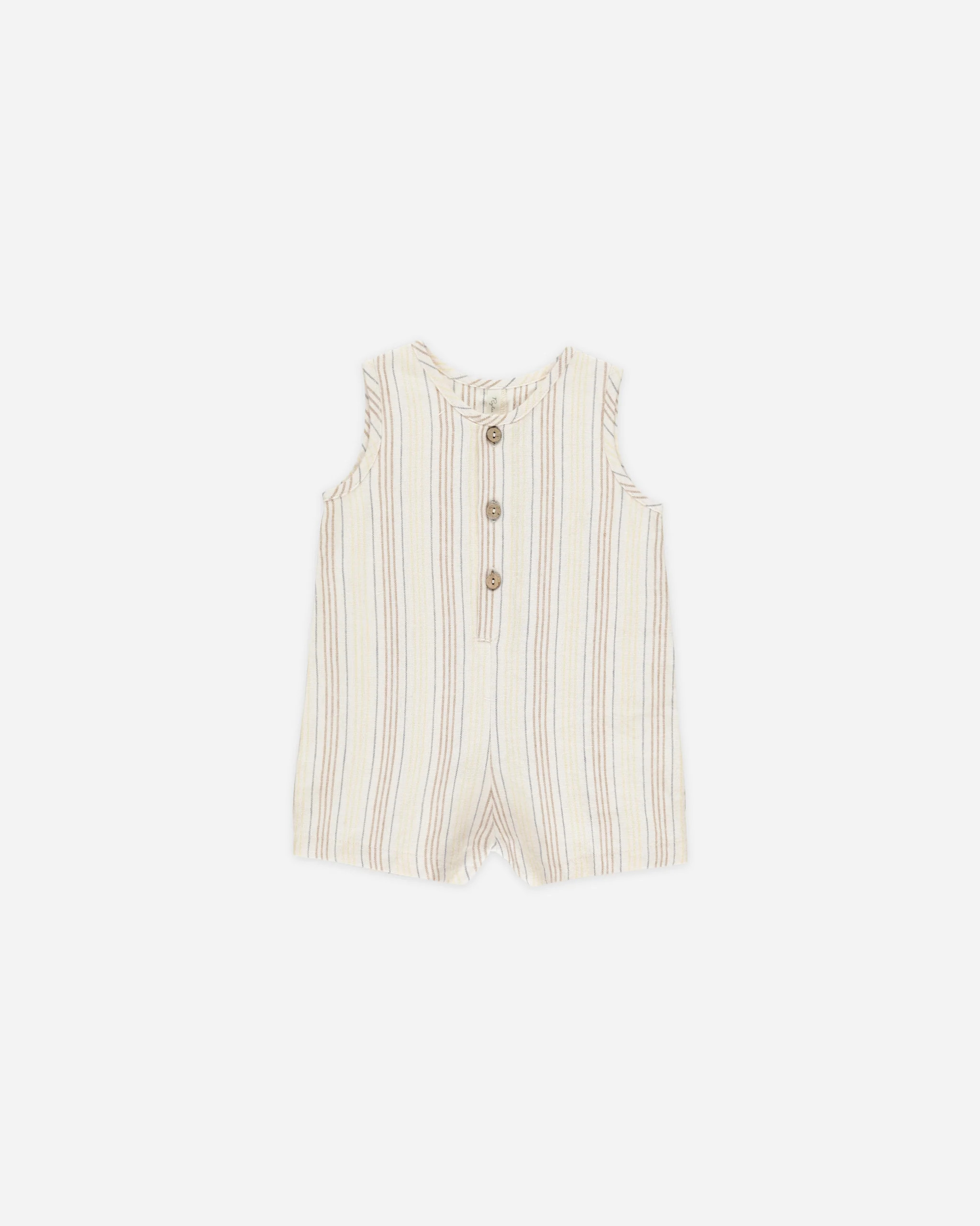 Maverick Romper || Summer Stripe | Rylee + Cru