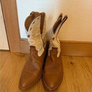 Tecovas Jolene Brown and Cream Cowboy Boots | Poshmark