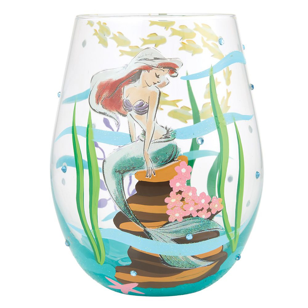Ariel ''An Ocean of Dreams'' Stemless Glass by Lolita \u2013 The Little Mermaid | Disney Store