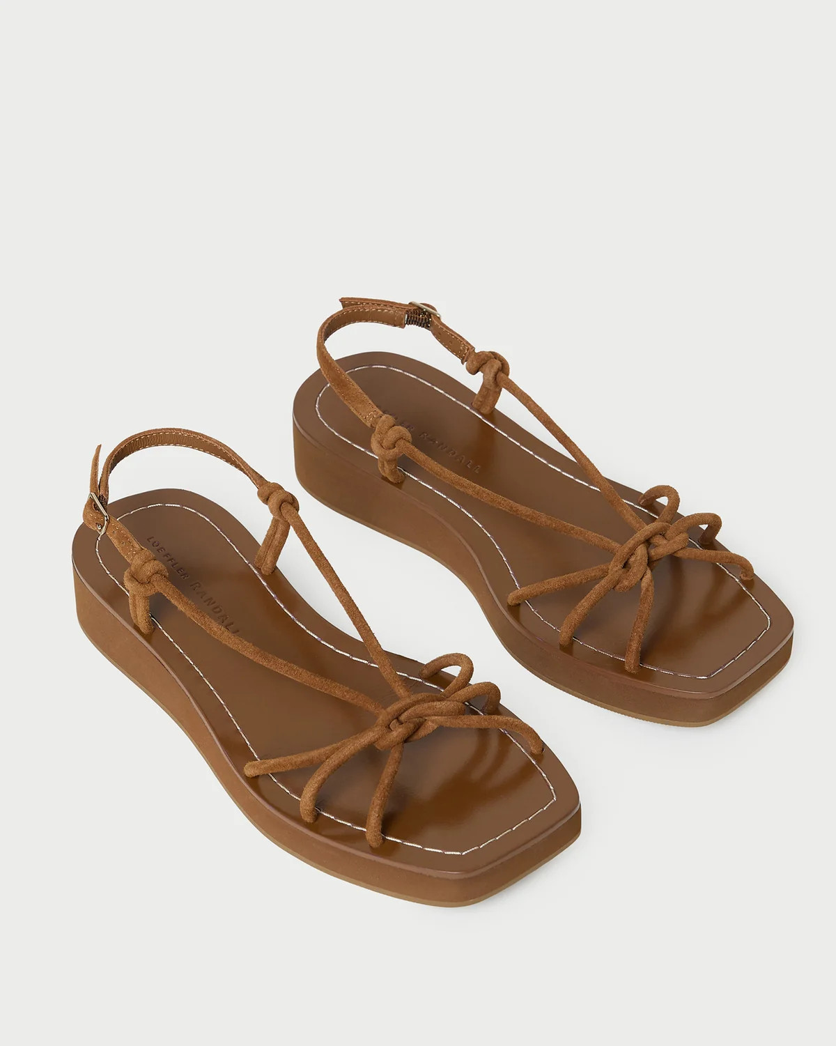 Nomi Cacao Suede Platform Sandal | Loeffler Randall
