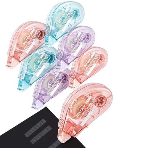 Amanbo 6 Pack Glue Tape for Scrapbooking, Scrapbook Double Sided Tape Roller for Crafts, Total 120 Ft x 0.24 in Tape Runner, Craft Supplies for Scrapbooking, Gift Wrapping and Photo Tape | Amazon (US)