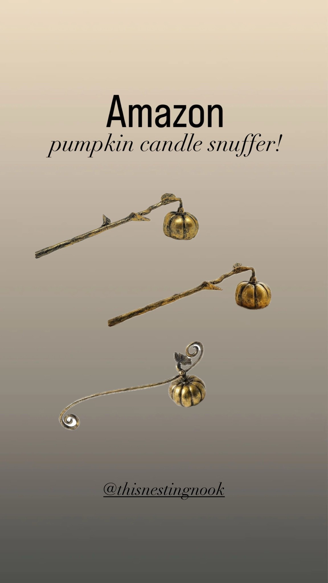 Pumpkin candle snuffer on Amazon!

#LTKActive #LTKHome #LTKSeasonal