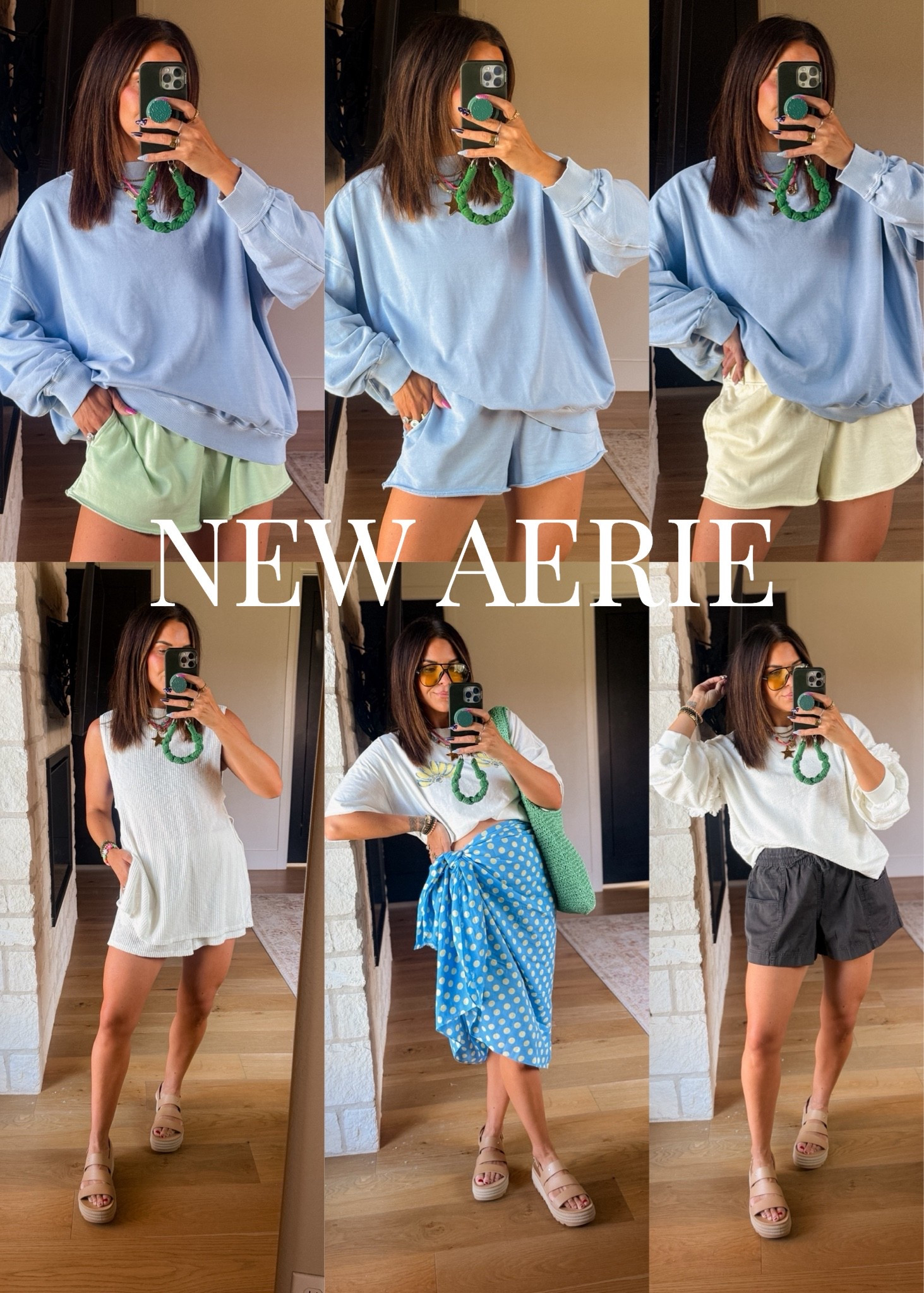 New @Aerie finds 
Wearing a large in all (everything is a relaxed fit) 

#aerie #aeriereal #AD #aeriepartner

#LTKOver40 #LTKMidsize #LTKootd