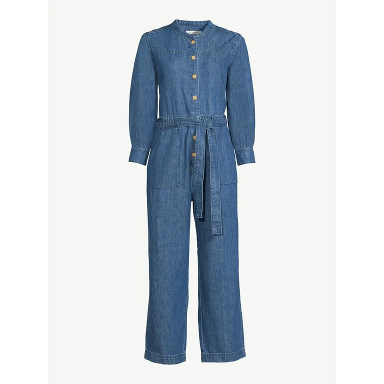 Free Assembly Women's Femme Utility Jumpsuit | Walmart (US)