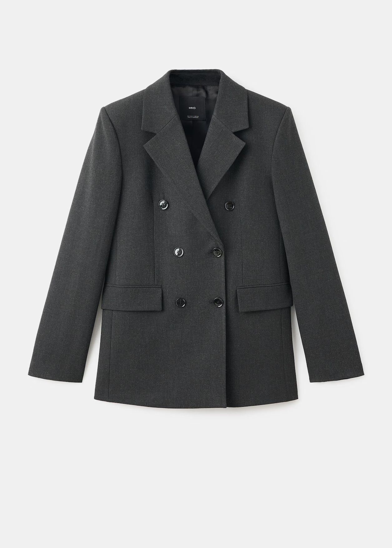 Double-breasted suit jacket - Women | MANGO United Kingdom | MANGO (UK)