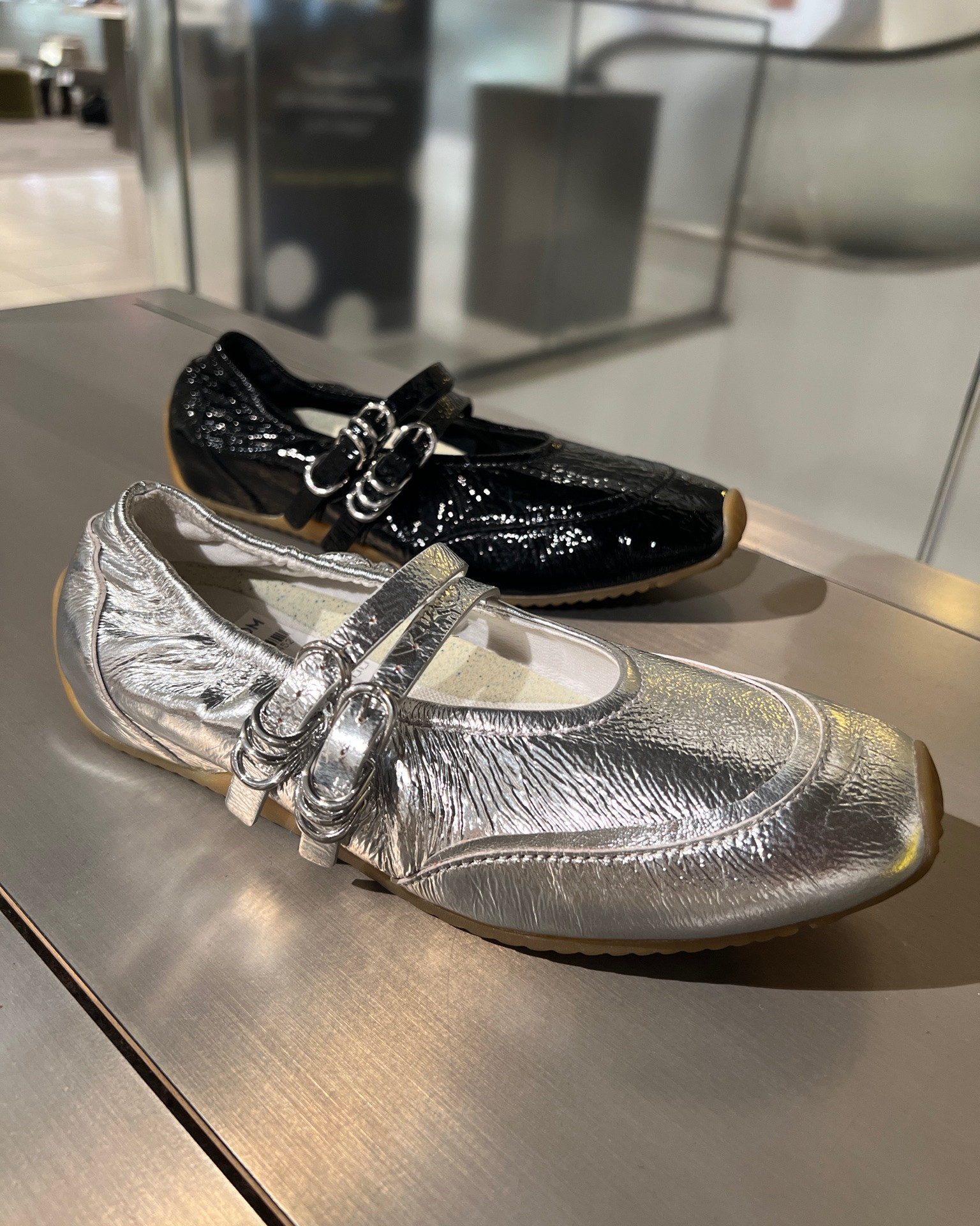 #nsale Rag and Bone metallic Mary Jane's. They look so much better in person than on the site! Gorgeous! 

#ltkseasonal #ltkworkwear

#LTKOver40 #LTKTall #LTKSaleAlert