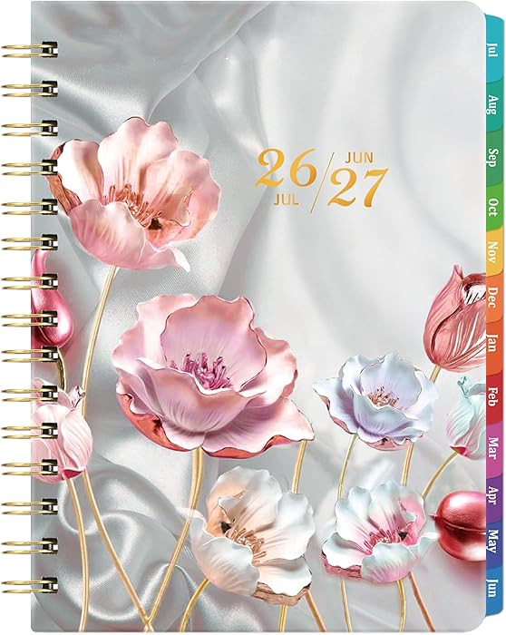 Bushypushy Planner 2026-2027 - Acdemic Planner 2026-2027 with Tabs, Jul. 2026 - Jun. 2027, 26-27 ... | Amazon (US)