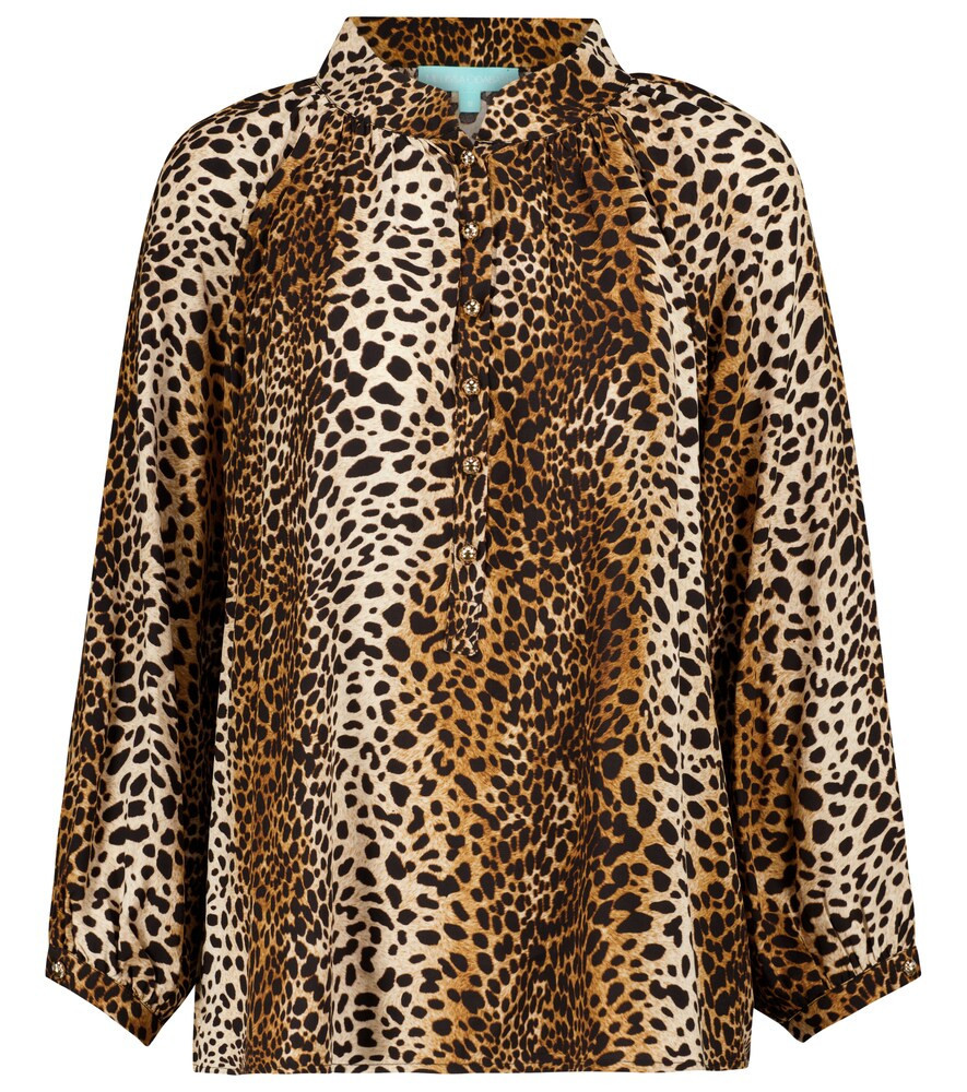 Melissa Odabash Lauri cheetah-print blouse | Mytheresa (INTL)