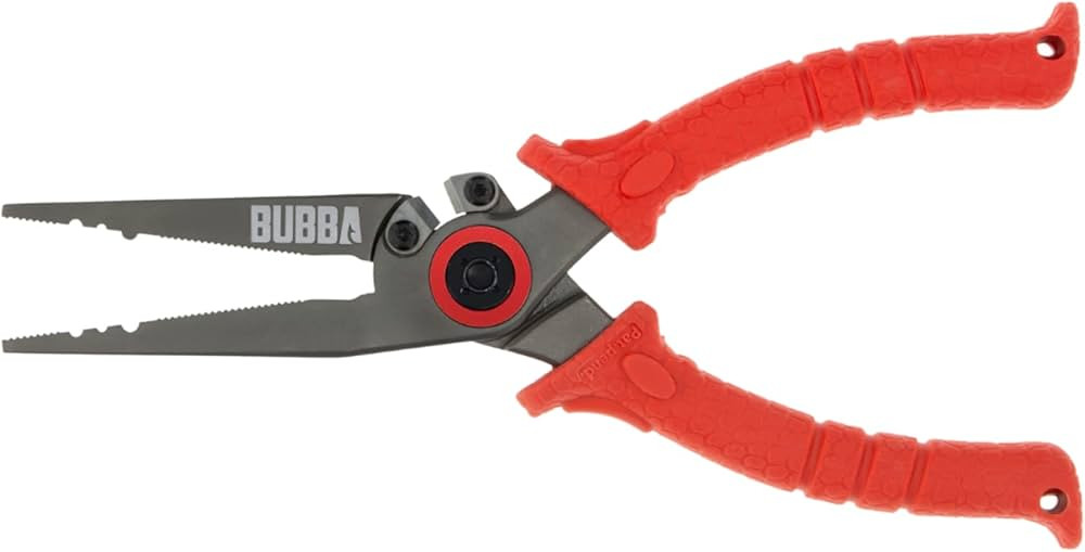 BUBBA 8.5" Stainless Steel Pliers with Non-Slip Handle, Spring Loaded with Crimping Tools and Anv... | Amazon (US)