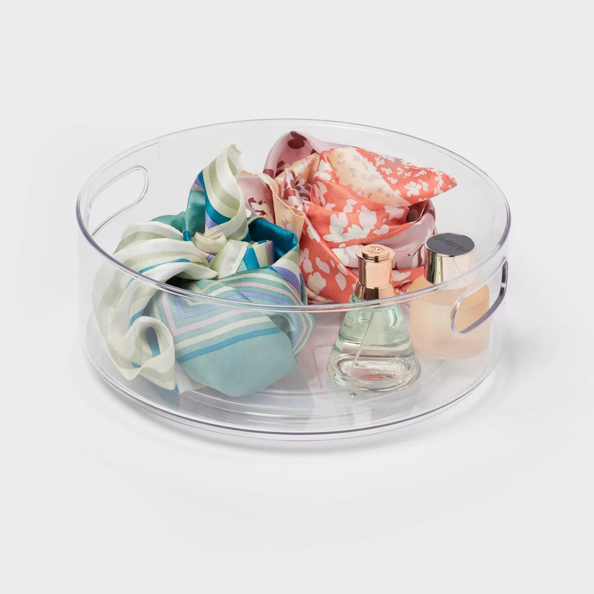 All Purpose Turntable Storage Clear - Brightroom™: PETG Utility Bin, 12"x12", 486 Volume, Spot ... | Target