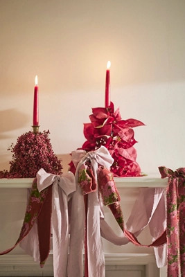 Unscented Taper Candles, Set of 6 Reds | Anthropologie (US)