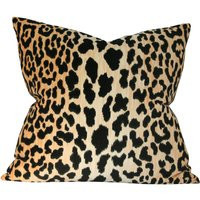 Leopard Velvet Luxury Throw Pillow - Black & Gold Cheetah Designer Custom High End Cover | Etsy (US)