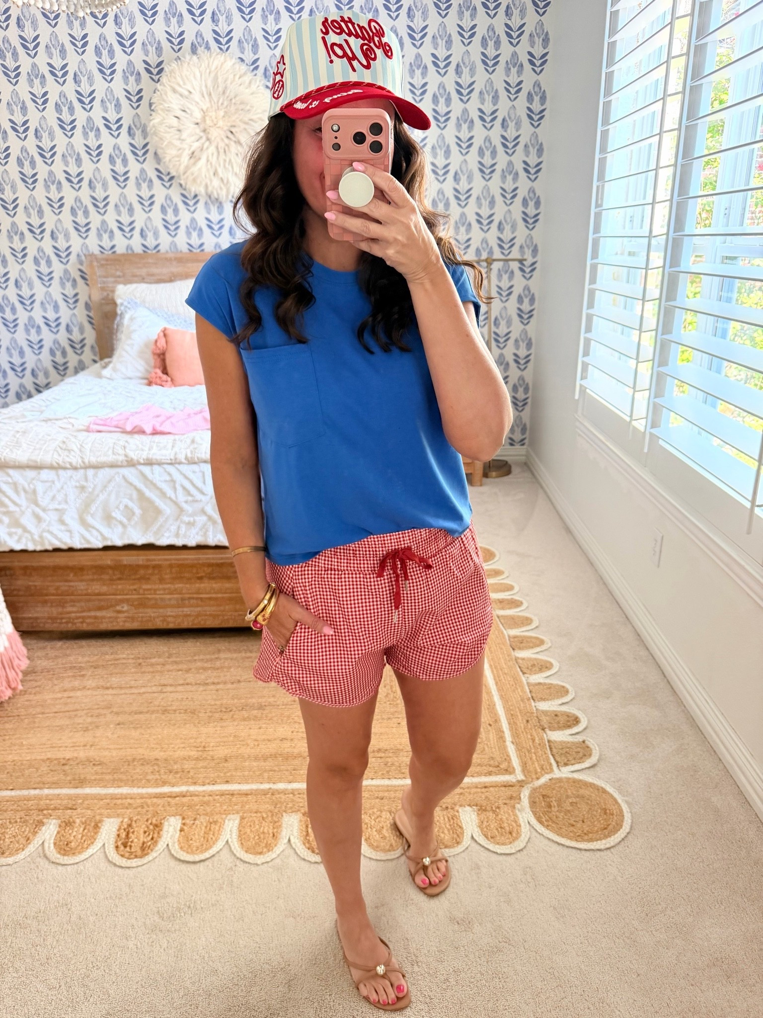 Top selling running shorts! Wearing a medium.
Adorable, everyday pocket tee is on deal! Wearing a small.
Cutest baseball mom hat!
.

#LTKootd #LTKmomlife #LTKActive