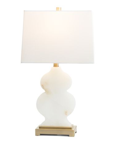 32in Alabaster Table Lamp | TJ Maxx