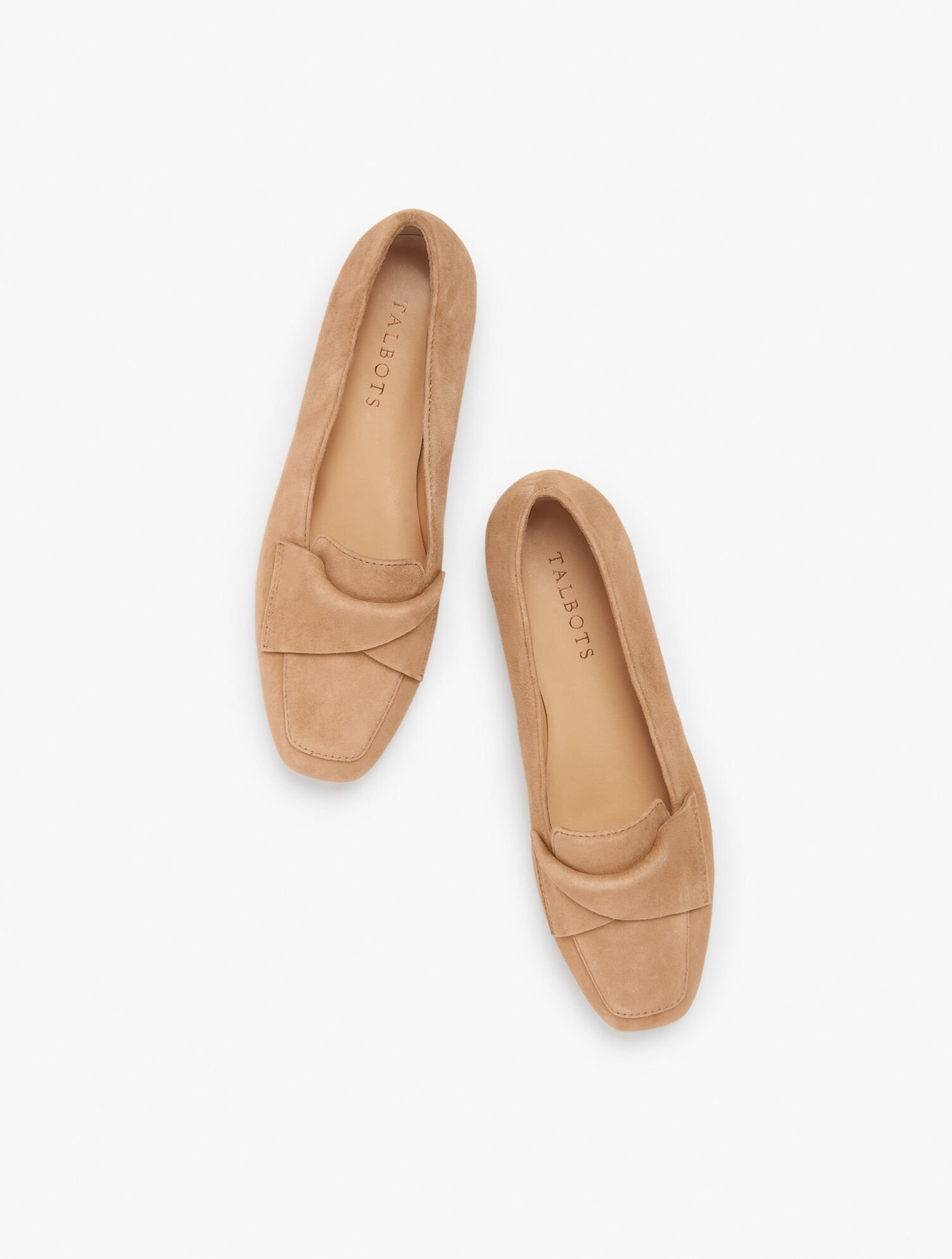 Stella Suede Flats - Twist Detail | Talbots