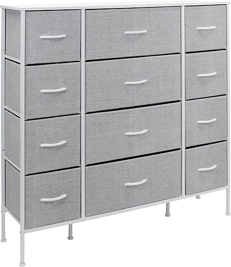 Sorbus 12 Drawer Dresser Organizer Large Bedroom Organization, Clothes Storage Drawers, Closet Or... | Amazon (US)